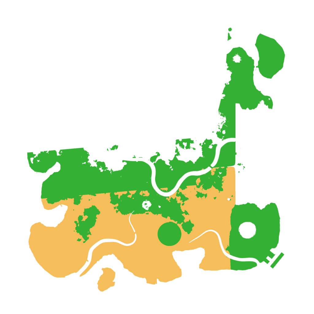 Biome Rust Map: Procedural Map, Size: 3500, Seed: 1865100332