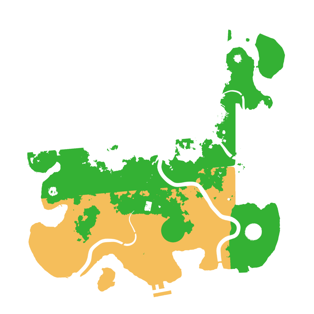 Biome Rust Map: Procedural Map, Size: 3500, Seed: 1865100332