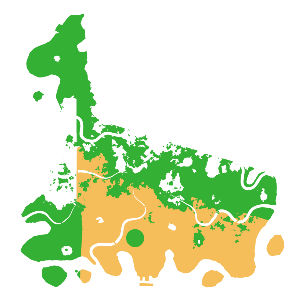 Biome Rust Map: Procedural Map, Size: 4500, Seed: 310067383