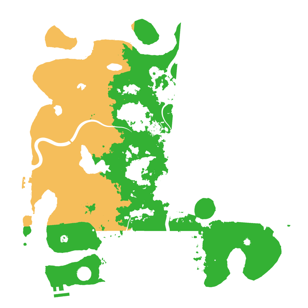 Biome Rust Map: Procedural Map, Size: 4000, Seed: 72775247