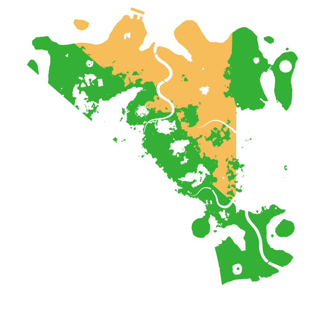 Biome Rust Map: Procedural Map, Size: 4500, Seed: 159802675