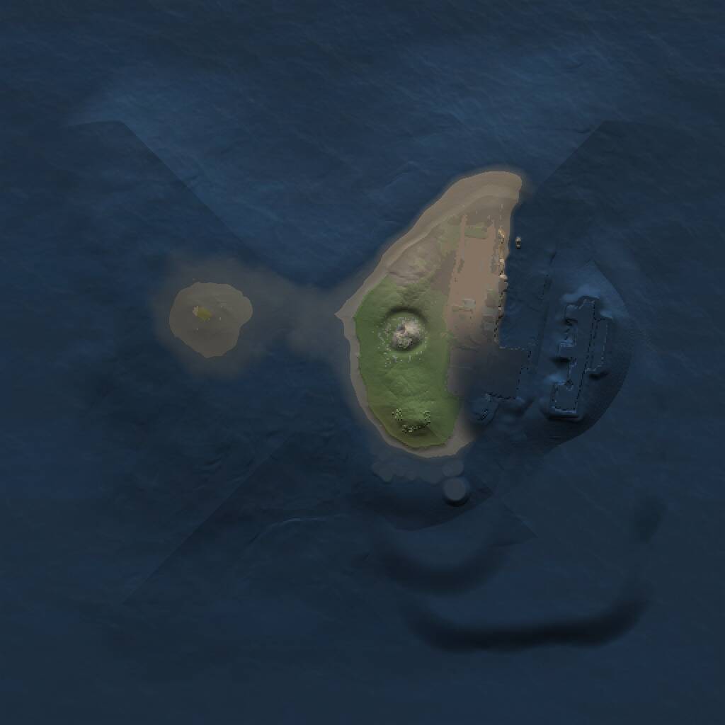 Rust Map: Procedural Map, Size: 1000, Seed: 221884916, 2 Monuments