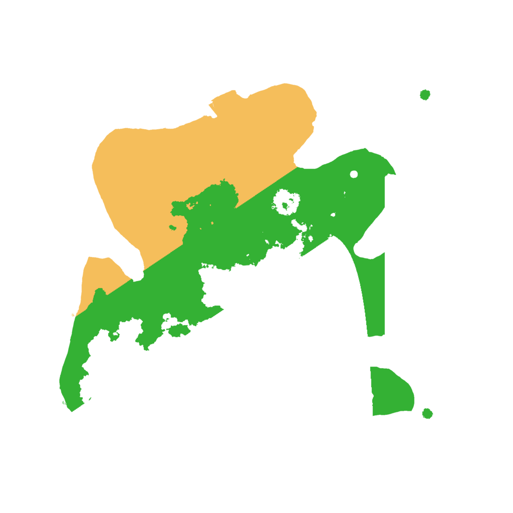 Biome Rust Map: Procedural Map, Size: 2000, Seed: 1230249086