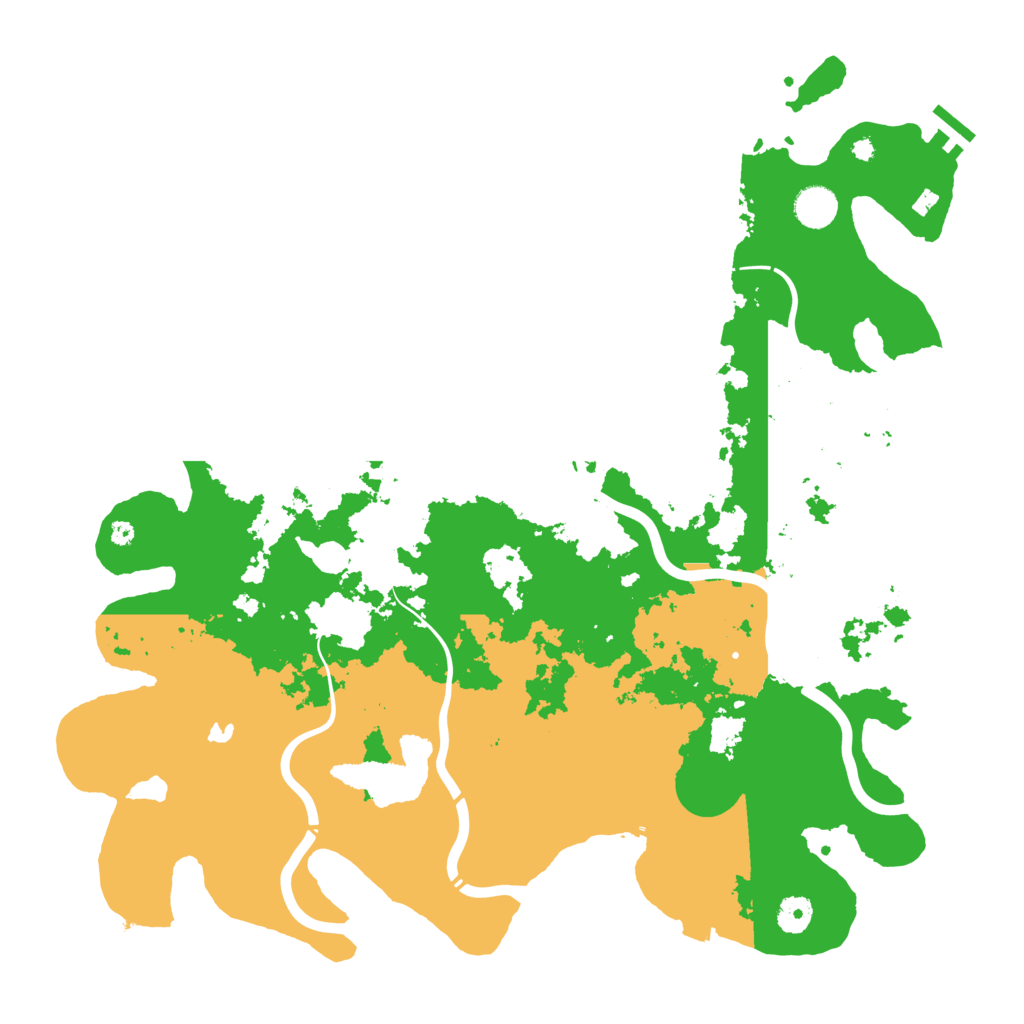 Biome Rust Map: Procedural Map, Size: 4250, Seed: 24657223