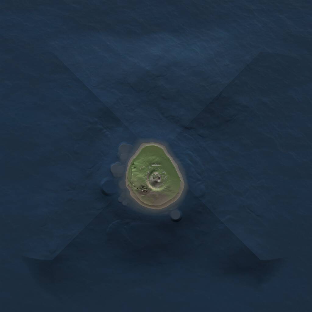 Rust Map: Procedural Map, Size: 1000, Seed: 423746544, 1 Monuments