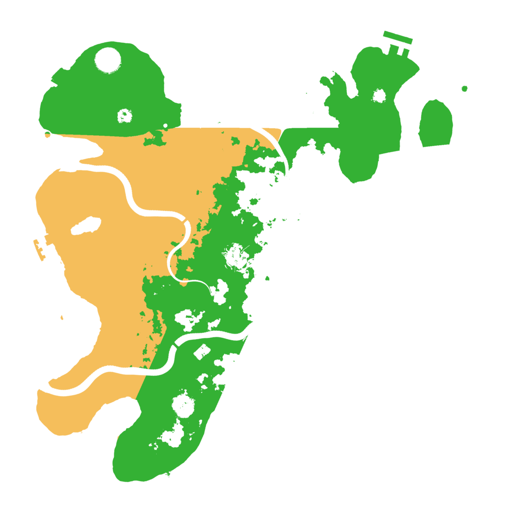 Biome Rust Map: Procedural Map, Size: 3500, Seed: 816218859