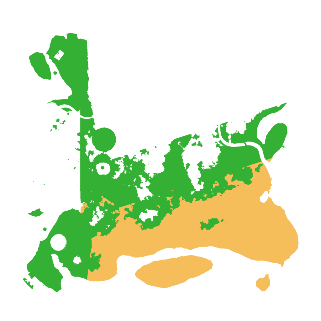 Biome Rust Map: Procedural Map, Size: 3600, Seed: 905900686