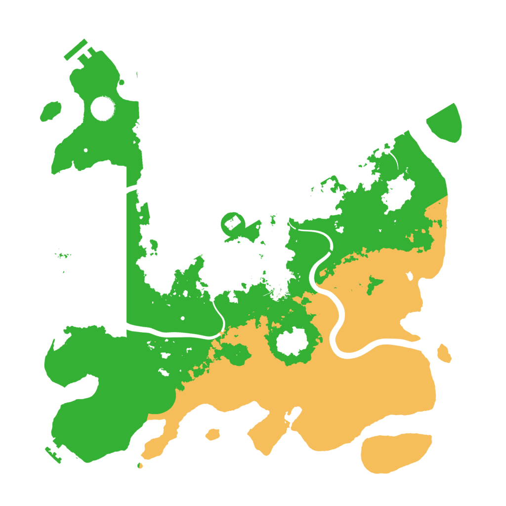 Biome Rust Map: Procedural Map, Size: 3700, Seed: 346873001
