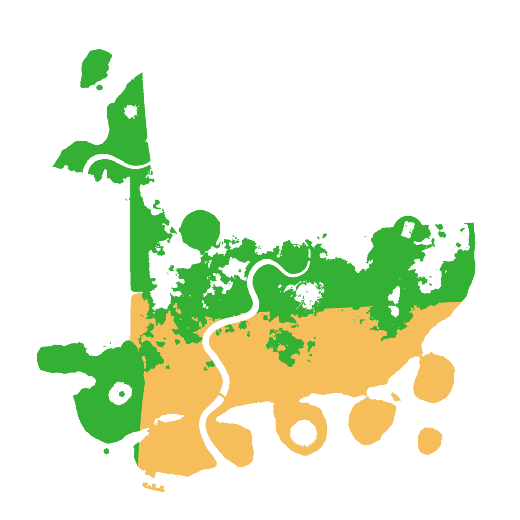 Biome Rust Map: Procedural Map, Size: 3500, Seed: 1367822252