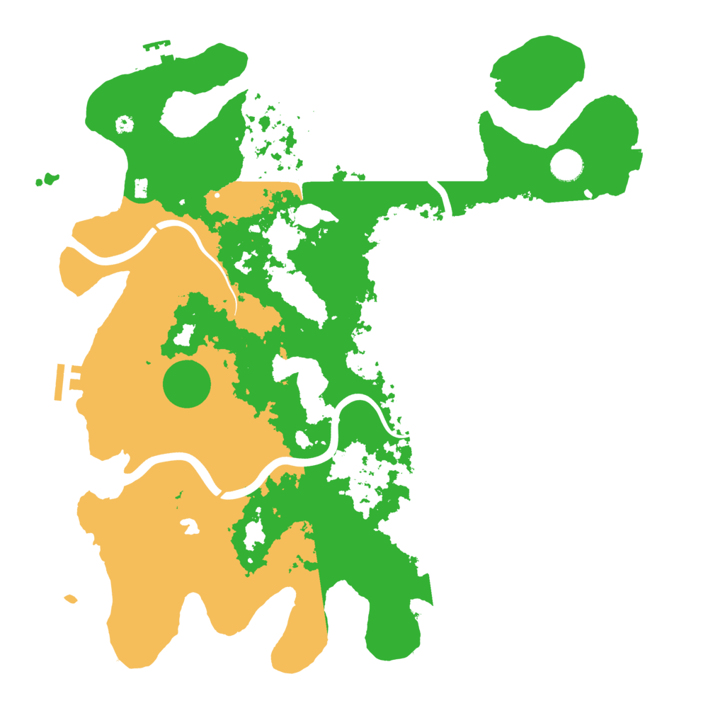 Biome Rust Map: Procedural Map, Size: 4000, Seed: 7776