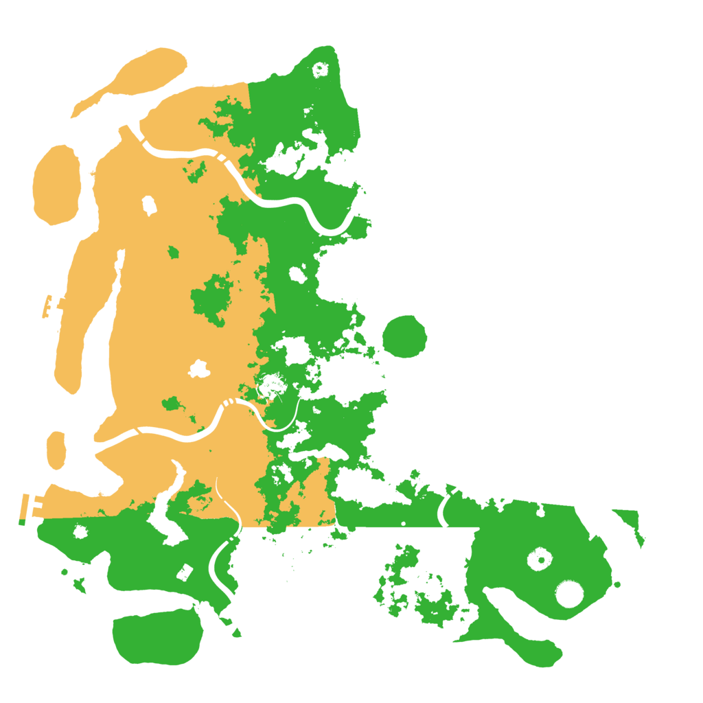 Biome Rust Map: Procedural Map, Size: 4500, Seed: 1598617344