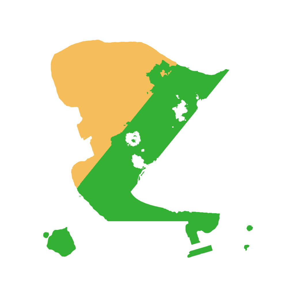 Biome Rust Map: Procedural Map, Size: 2000, Seed: 11488097