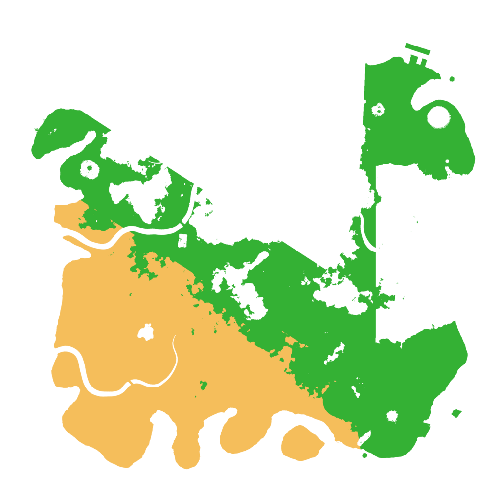 Biome Rust Map: Procedural Map, Size: 4000, Seed: 1155395