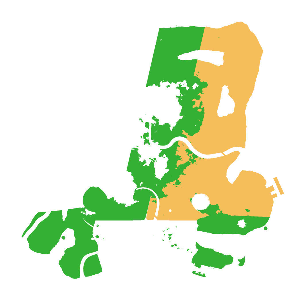 Biome Rust Map: Procedural Map, Size: 3250, Seed: 1327218919