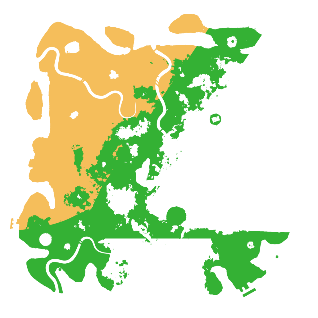 Biome Rust Map: Procedural Map, Size: 4500, Seed: 677537549