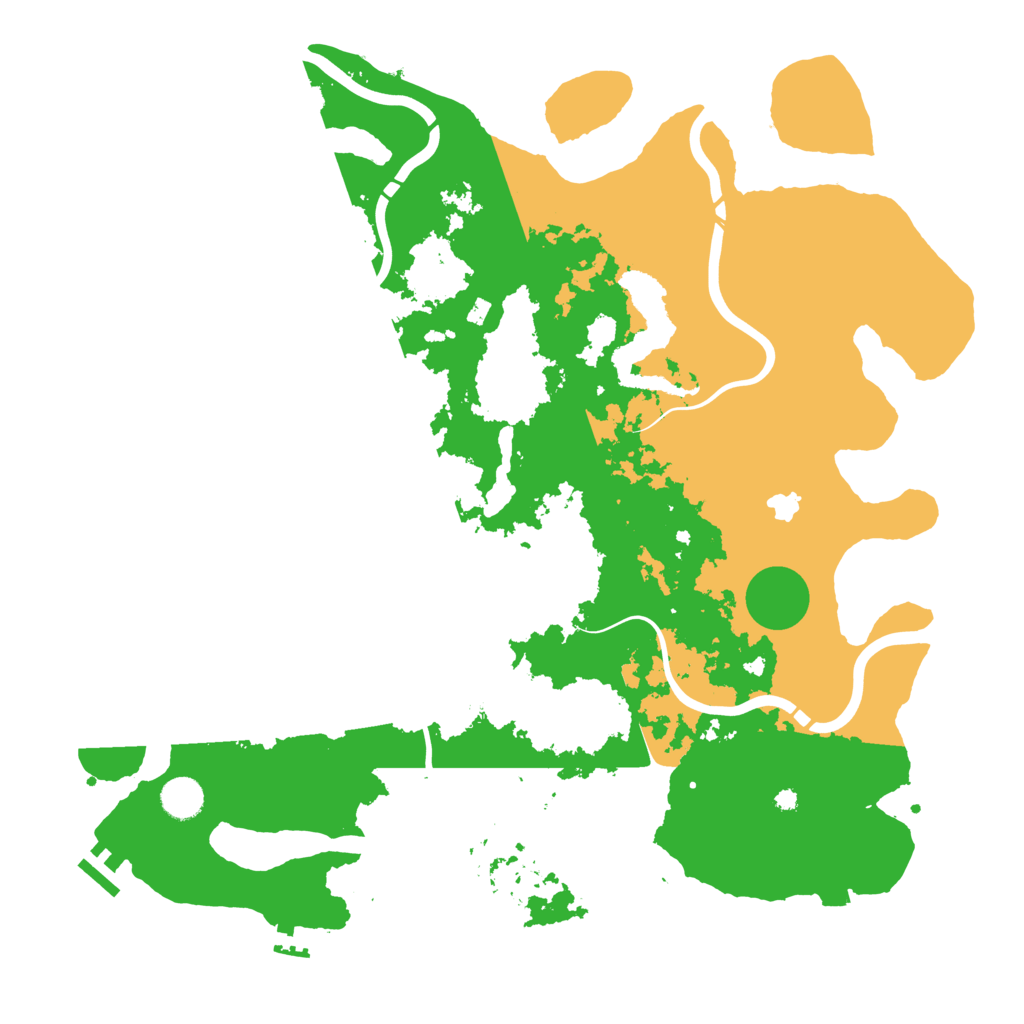 Biome Rust Map: Procedural Map, Size: 4250, Seed: 1246148246