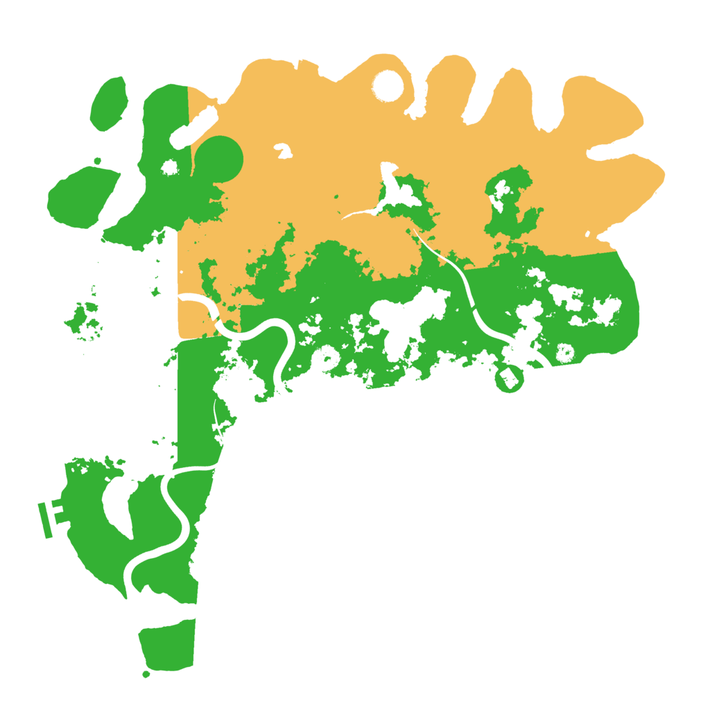 Biome Rust Map: Procedural Map, Size: 4000, Seed: 740576293