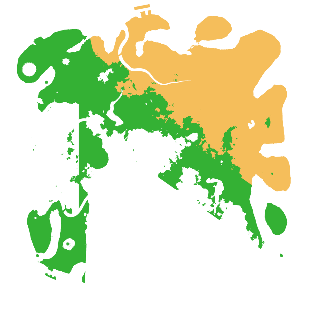 Biome Rust Map: Procedural Map, Size: 4050, Seed: 555555