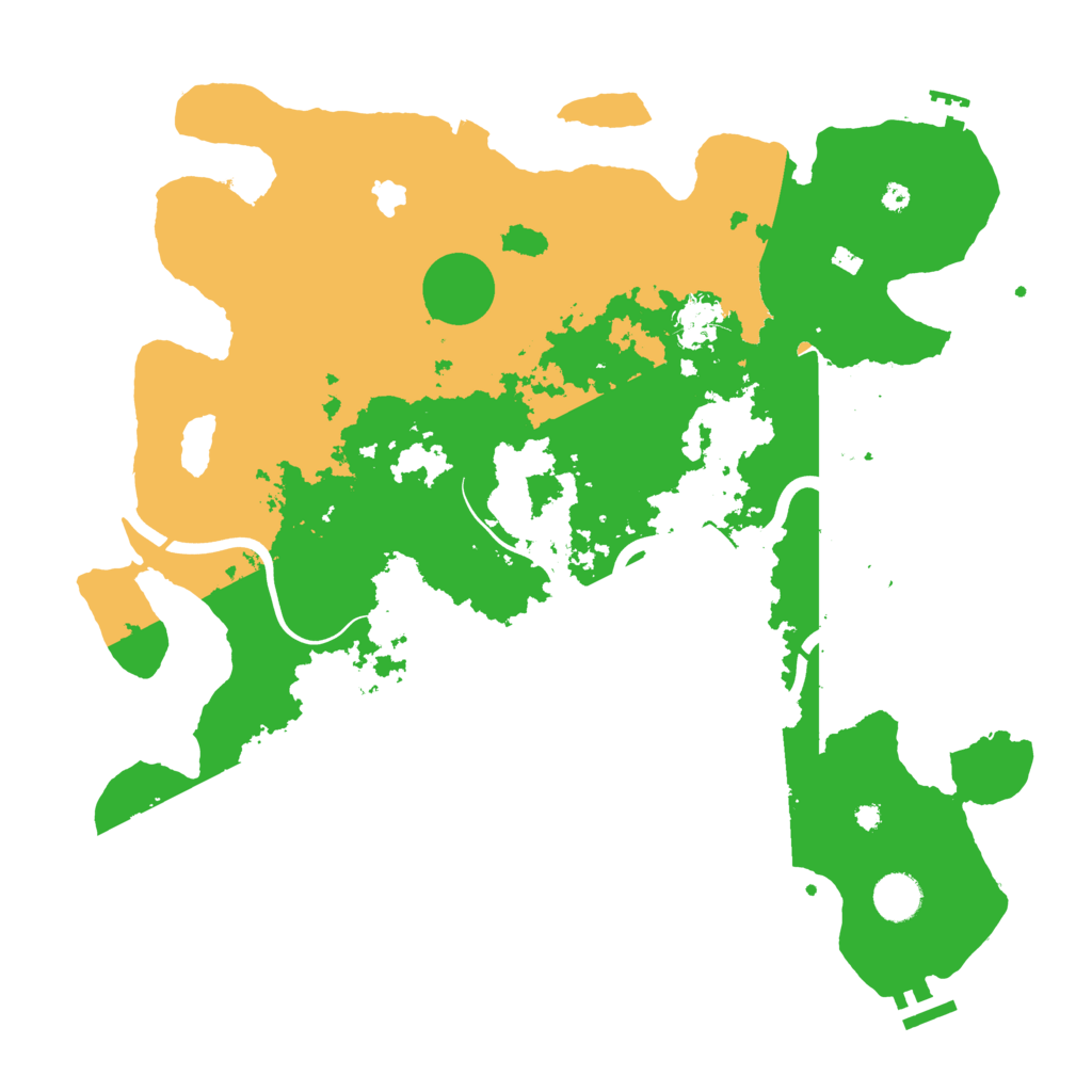Biome Rust Map: Procedural Map, Size: 4000, Seed: 127799487