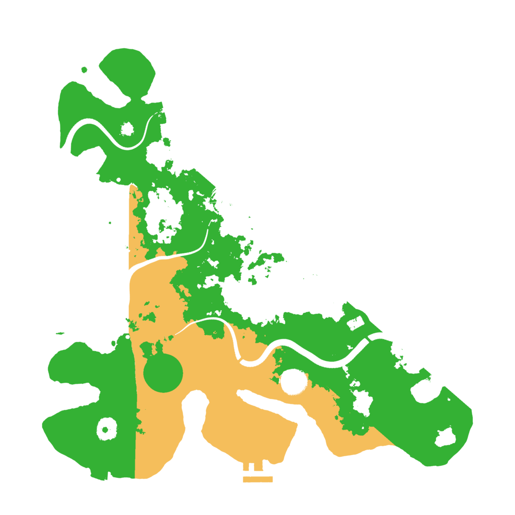 Biome Rust Map: Procedural Map, Size: 3500, Seed: 1573141157