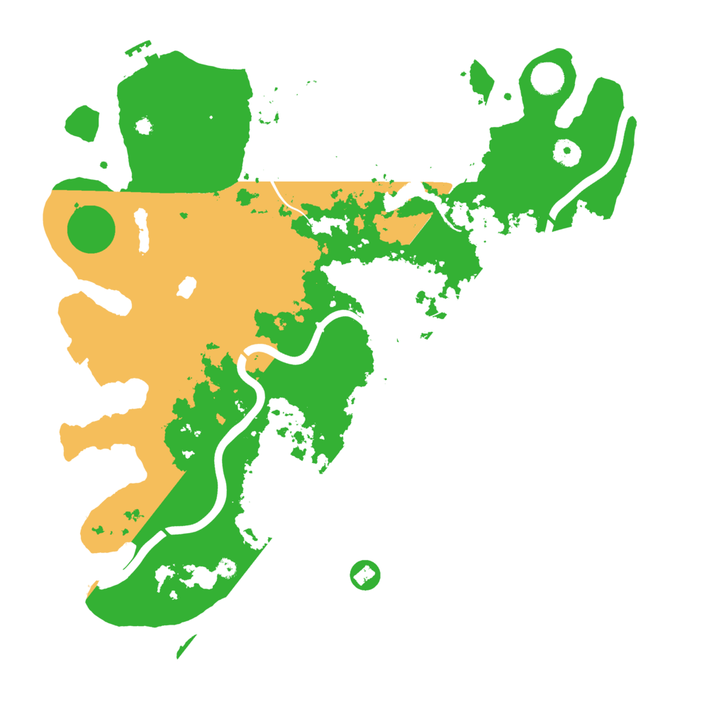 Biome Rust Map: Procedural Map, Size: 4000, Seed: 20250816