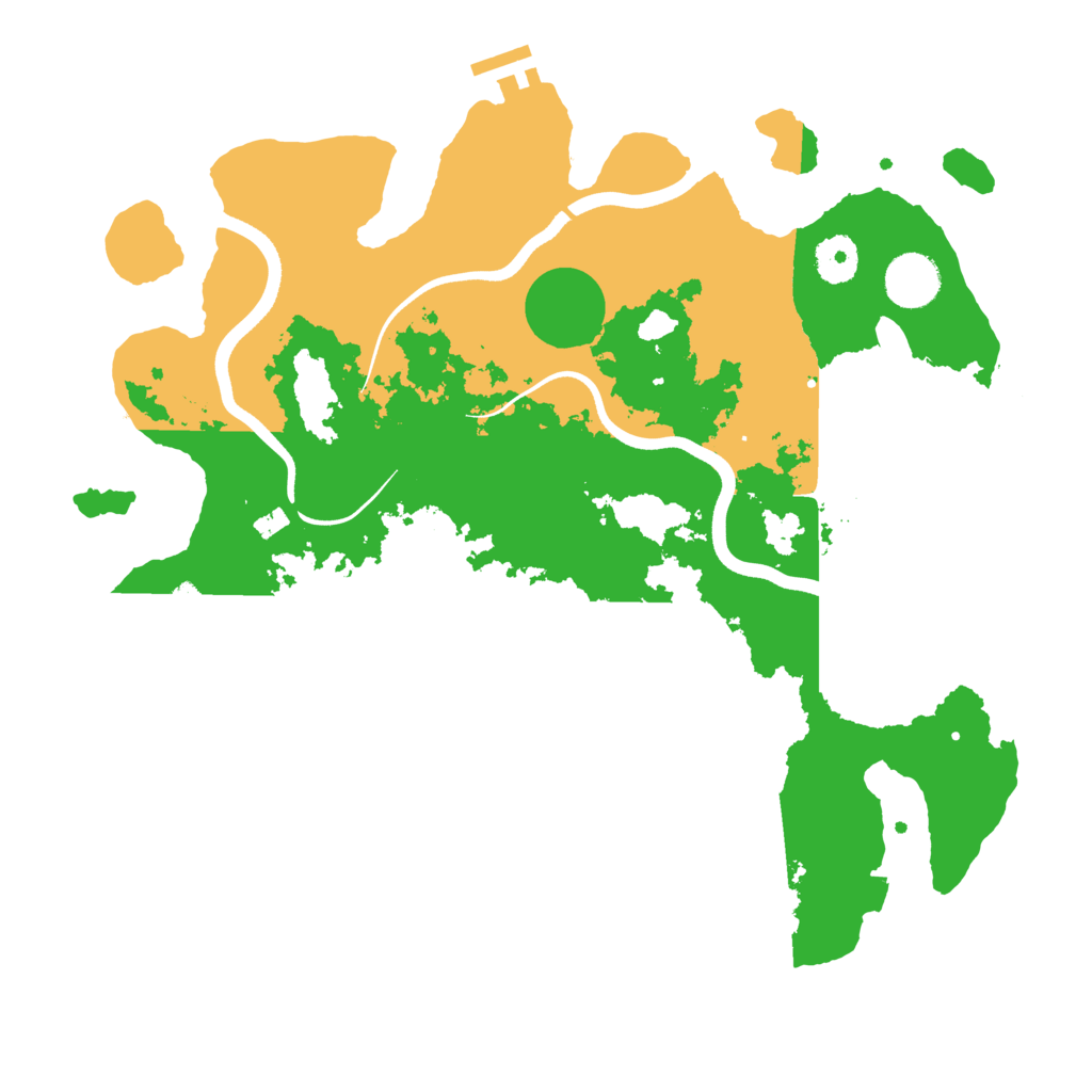 Biome Rust Map: Procedural Map, Size: 3600, Seed: 1853099928