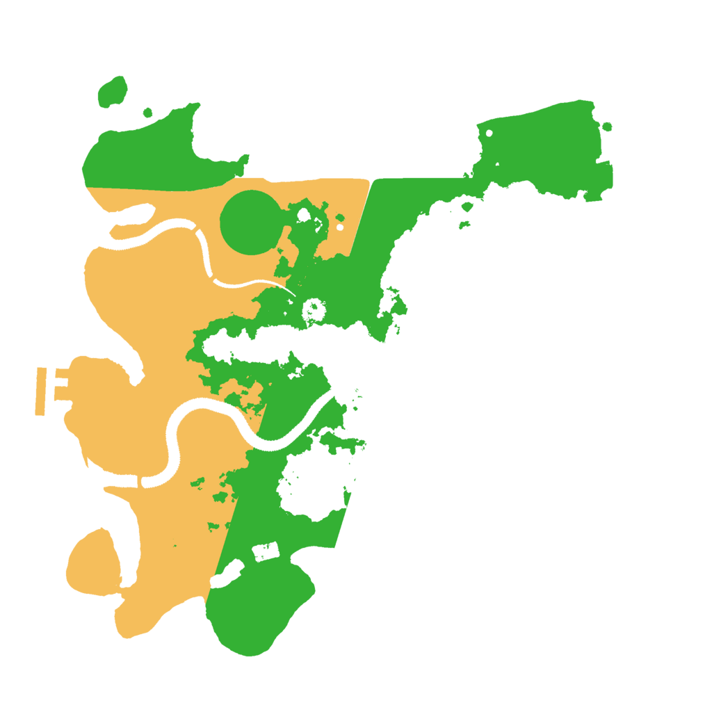 Biome Rust Map: Procedural Map, Size: 3000, Seed: 439286