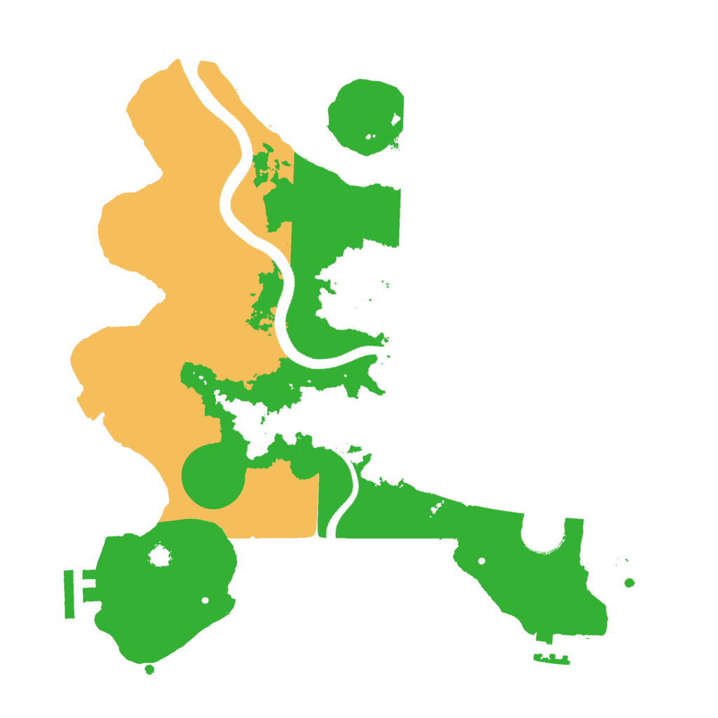 Biome Rust Map: Procedural Map, Size: 3000, Seed: 36940