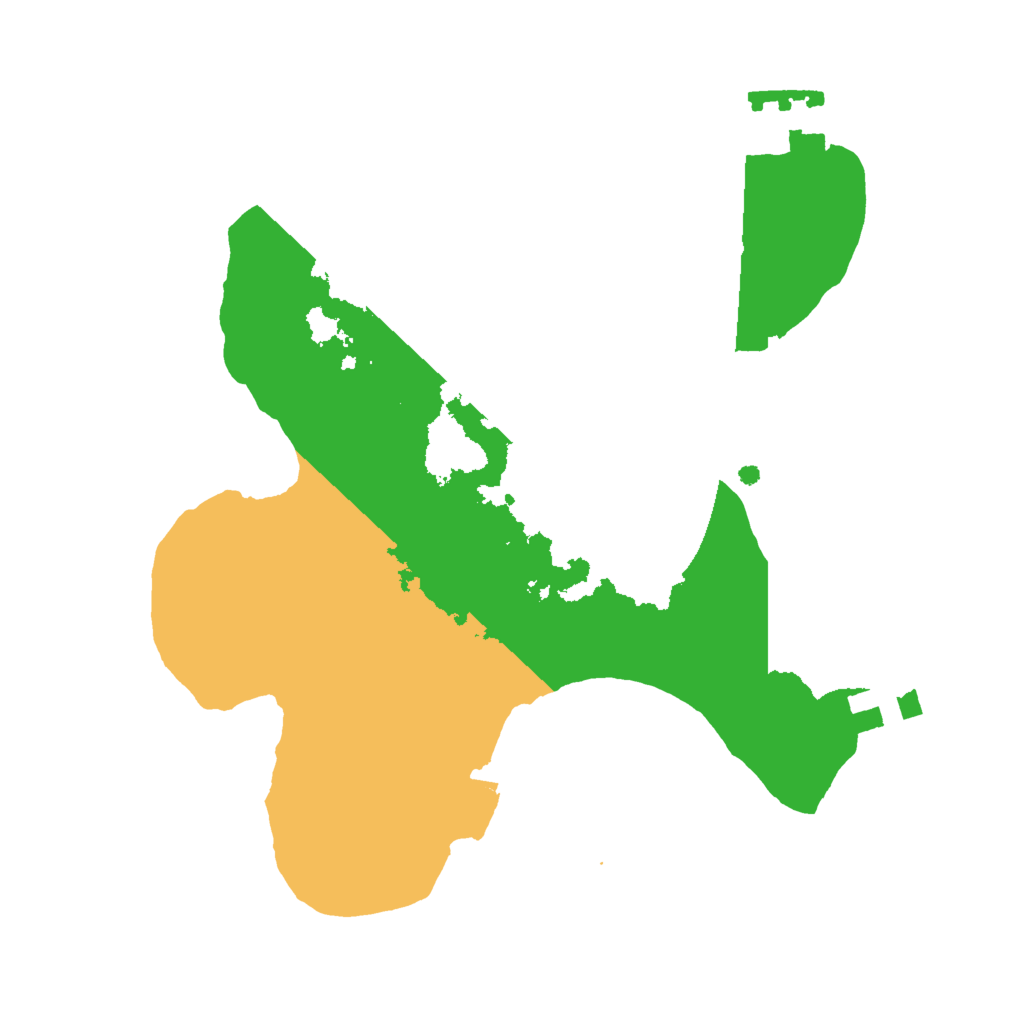 Biome Rust Map: Procedural Map, Size: 2000, Seed: 1190457496