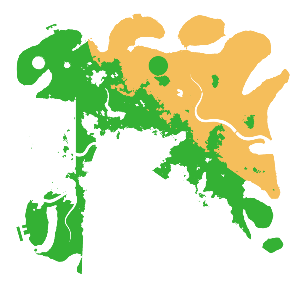 Biome Rust Map: Procedural Map, Size: 4155, Seed: 555555