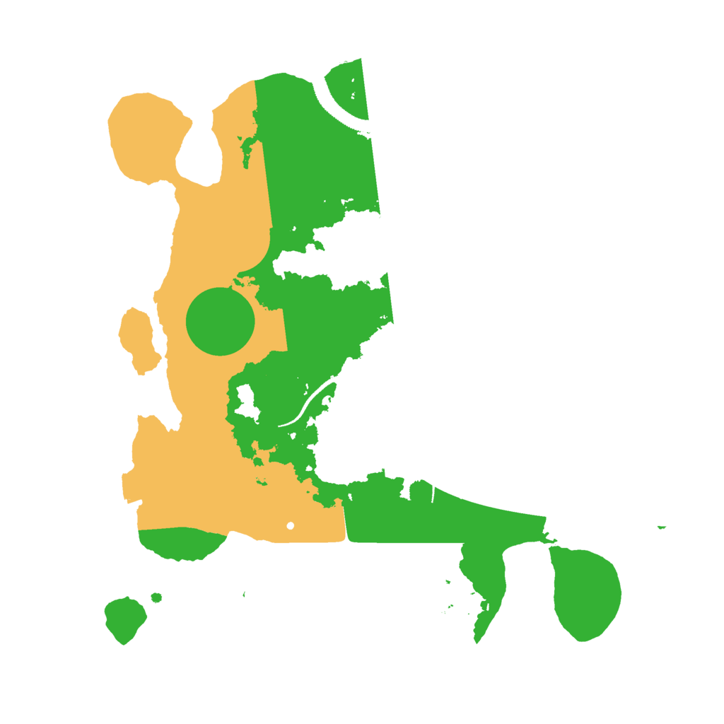 Biome Rust Map: Procedural Map, Size: 2800, Seed: 19123