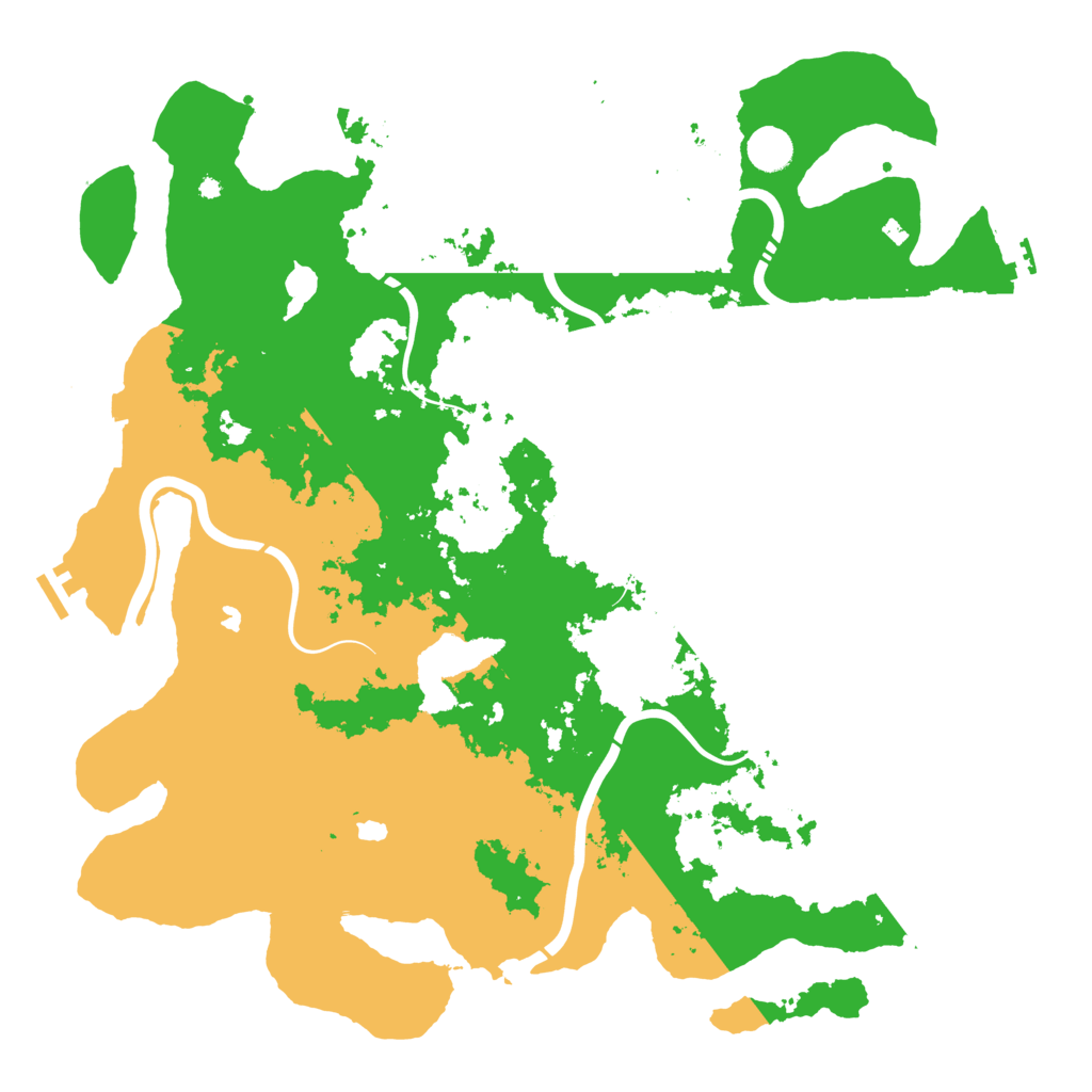Biome Rust Map: Procedural Map, Size: 4550, Seed: 16154671