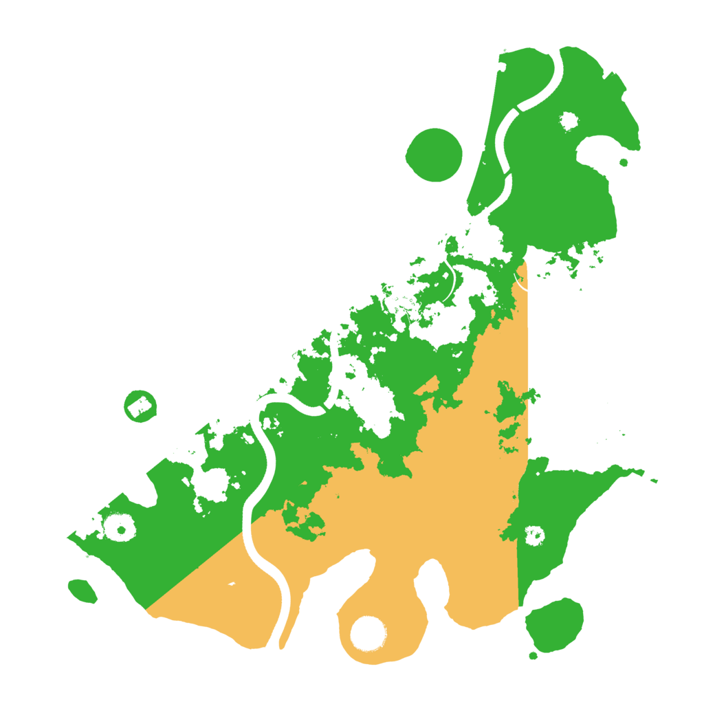 Biome Rust Map: Procedural Map, Size: 3500, Seed: 763193726