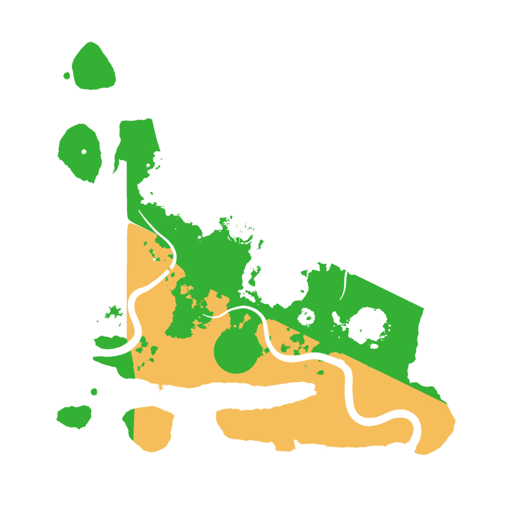 Biome Rust Map: Procedural Map, Size: 3000, Seed: 3752894