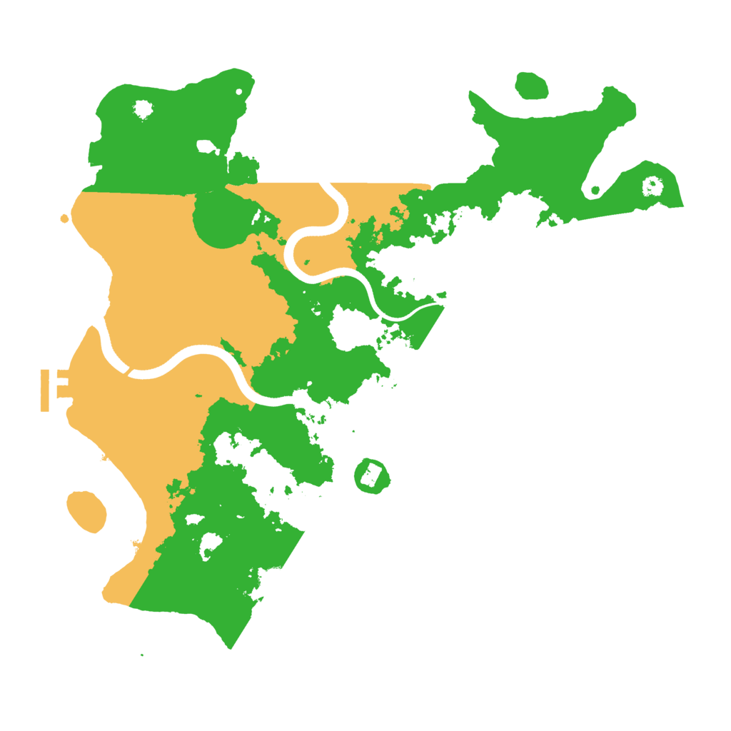 Biome Rust Map: Procedural Map, Size: 3500, Seed: 38766563