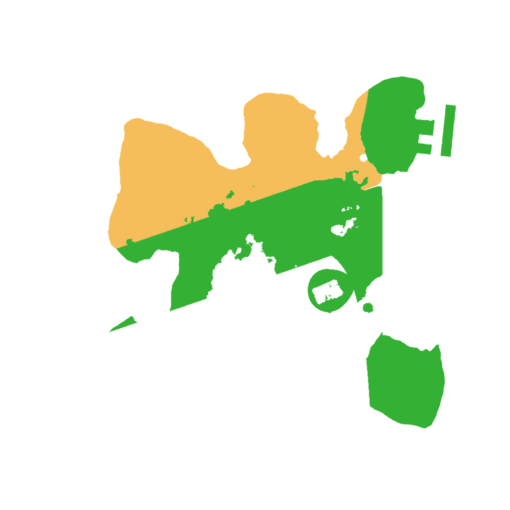 Biome Rust Map: Procedural Map, Size: 2000, Seed: 47882122