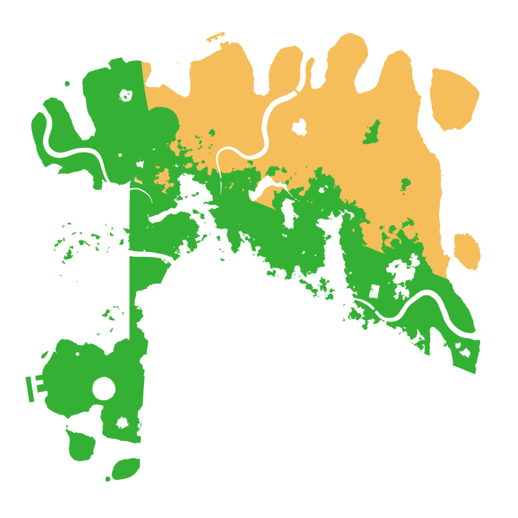Biome Rust Map: Procedural Map, Size: 4100, Seed: 555