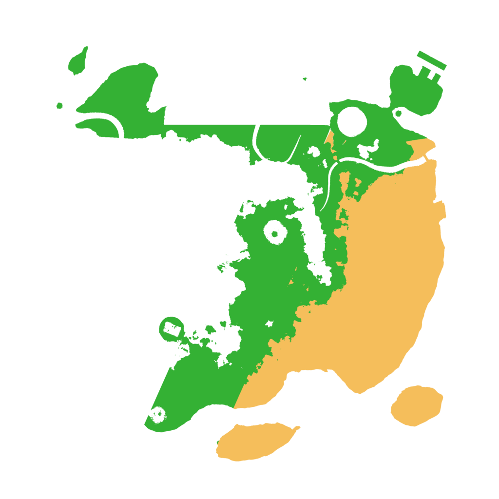 Biome Rust Map: Procedural Map, Size: 3250, Seed: 1416765511