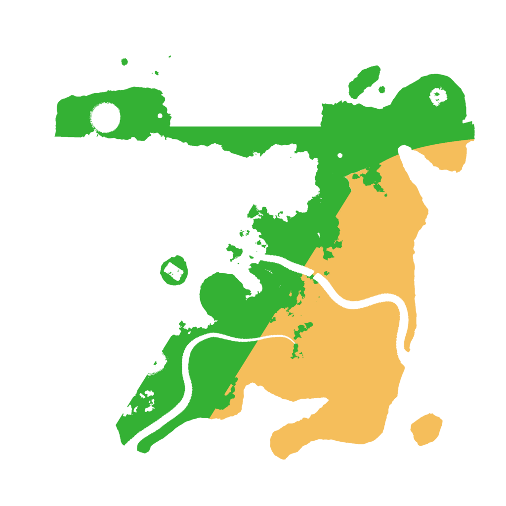 Biome Rust Map: Procedural Map, Size: 3000, Seed: 42069710