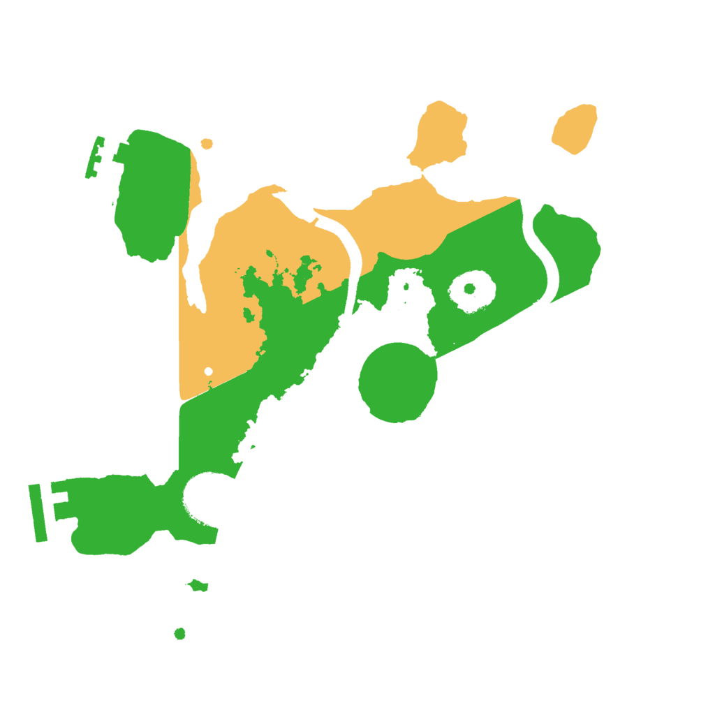 Biome Rust Map: Procedural Map, Size: 2500, Seed: 274322008