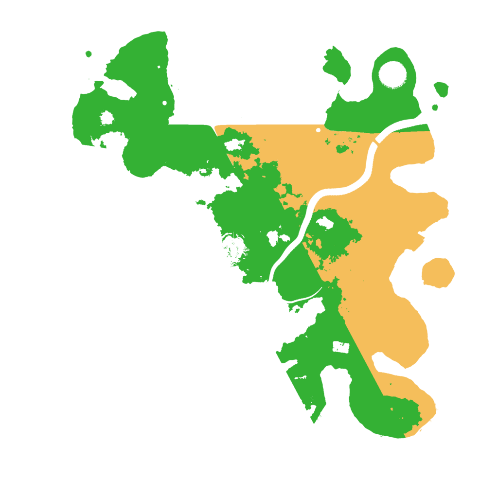 Biome Rust Map: Procedural Map, Size: 3250, Seed: 491247