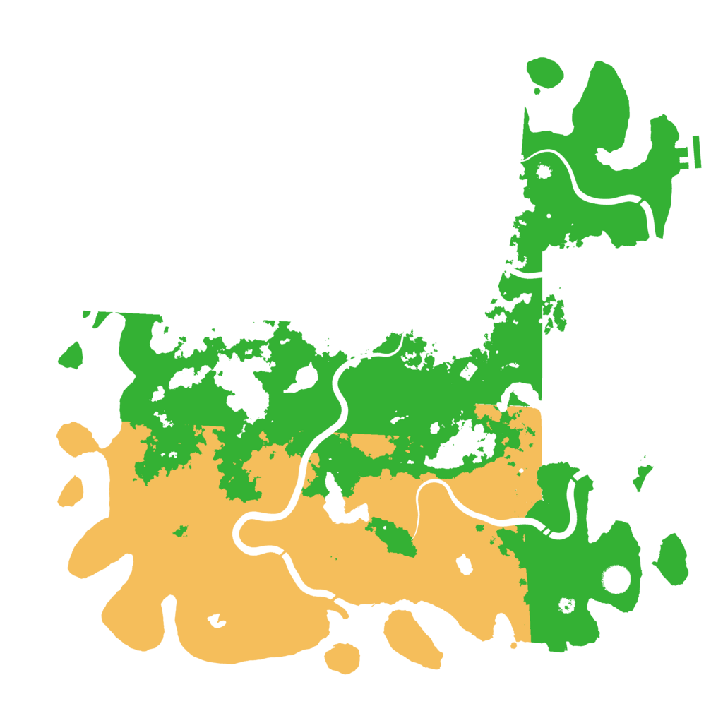 Biome Rust Map: Procedural Map, Size: 4500, Seed: 670560755