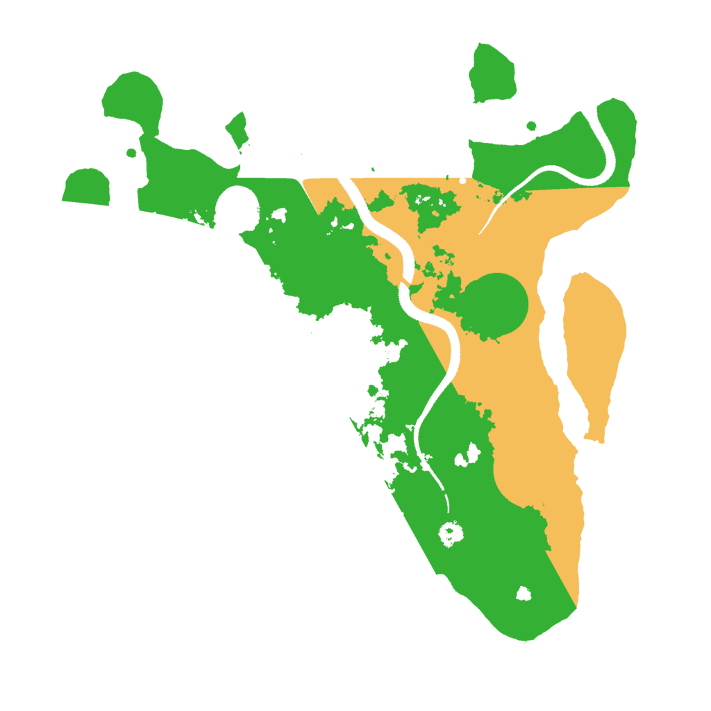 Biome Rust Map: Procedural Map, Size: 3000, Seed: 62436