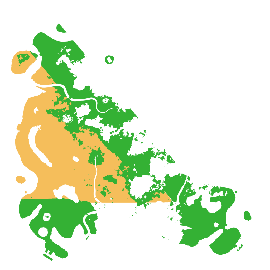 Biome Rust Map: Procedural Map, Size: 5000, Seed: 1743283724