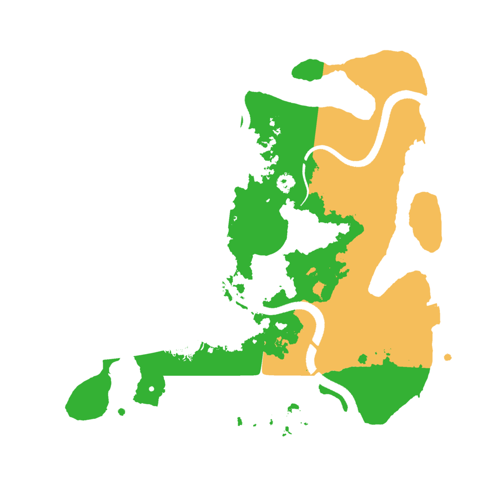 Biome Rust Map: Procedural Map, Size: 2800, Seed: 1790569339
