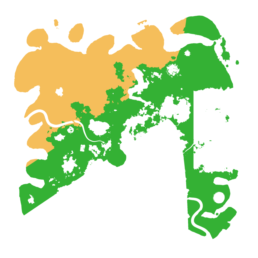 Biome Rust Map: Procedural Map, Size: 4000, Seed: 1207294206