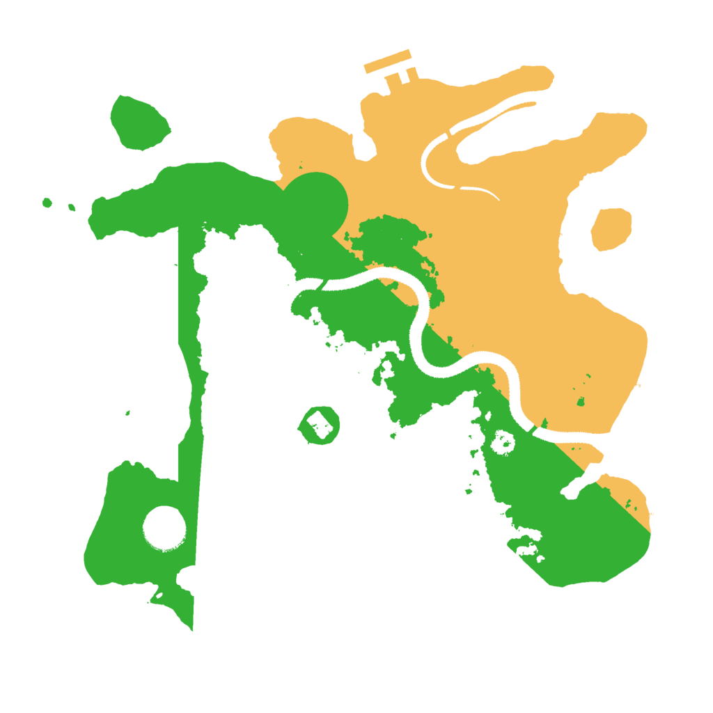Biome Rust Map: Procedural Map, Size: 3000, Seed: 55945