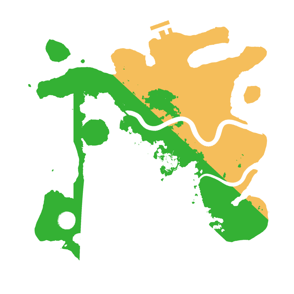 Biome Rust Map: Procedural Map, Size: 3000, Seed: 55945