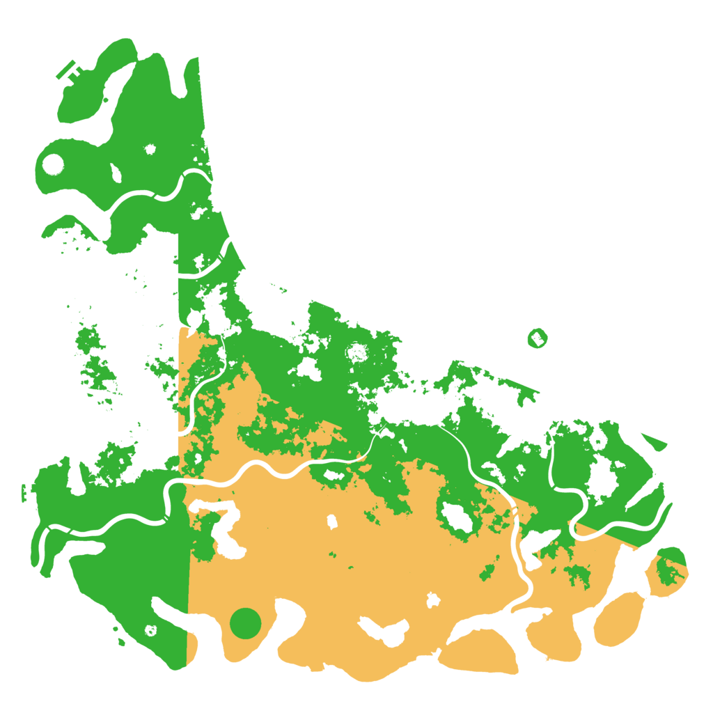 Biome Rust Map: Procedural Map, Size: 6000, Seed: 460616843