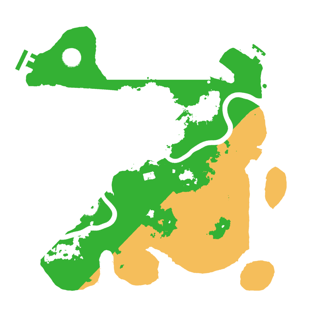 Biome Rust Map: Procedural Map, Size: 3000, Seed: 57785